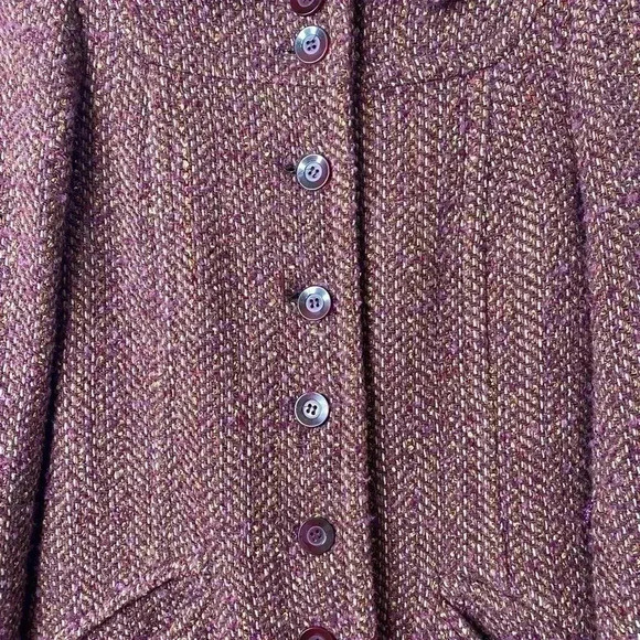 H&M Tweed Wool Blend Longline Coat - Picture 4 of 8
